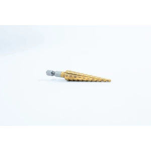 Drill Bit for holes size 3mm-12mm Titanium Coated front view